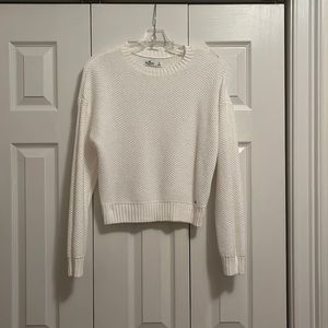 S white Hollister sweater